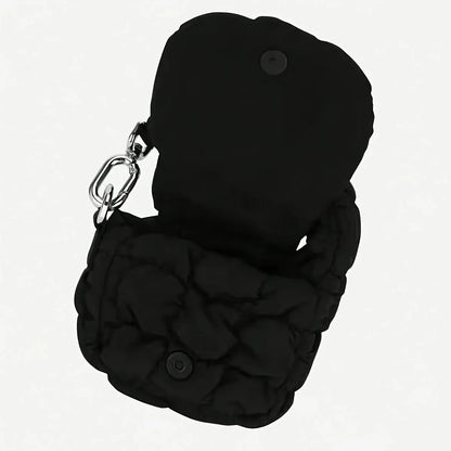 Edgy Black Mini Cloud Waist Pack