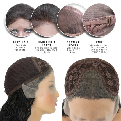 Deep Curly Short Bob Lace Front Wig