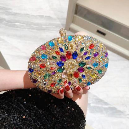 Luxury Crystal Diamond Clutch