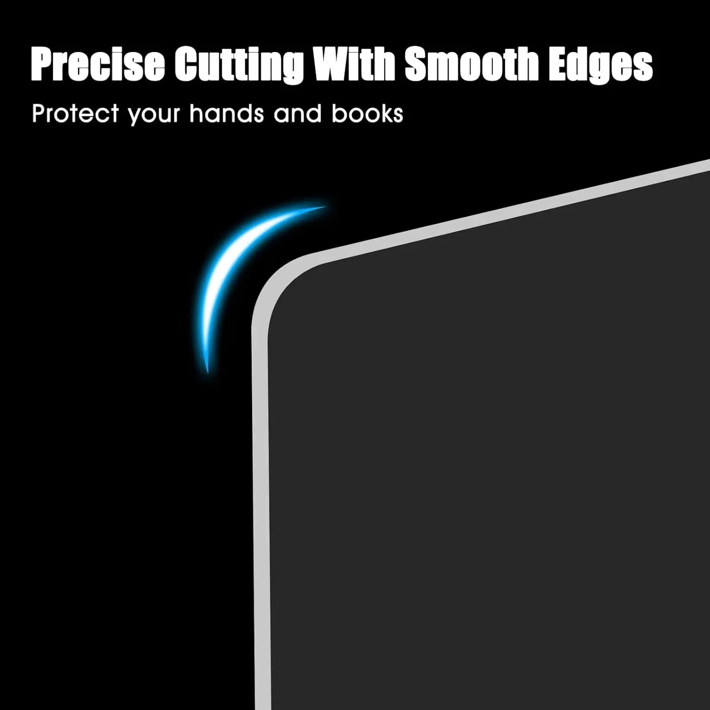 6/8 Pcs Clear Acrylic Bookends