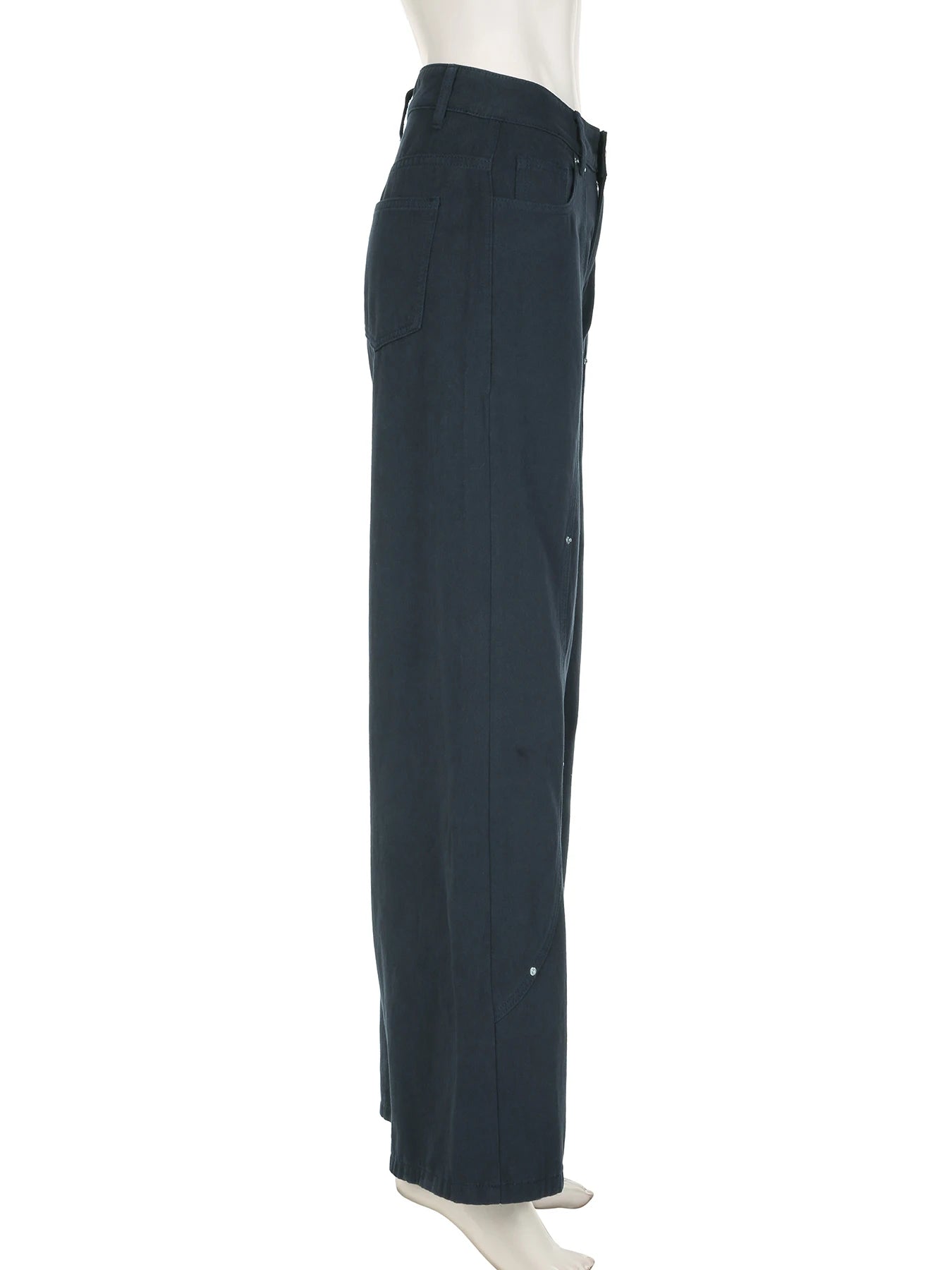 Women’s Rivet Wide-Leg Jeans