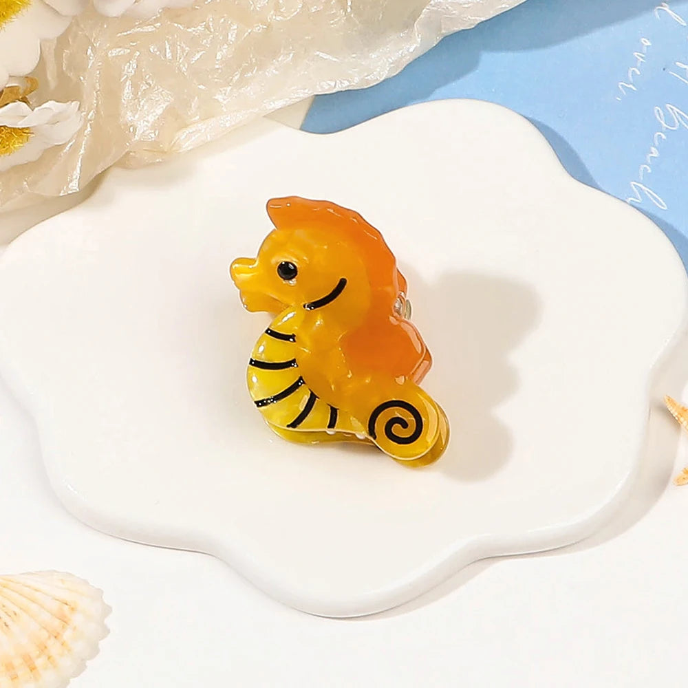 Small Cute Acetate Cartoon Hair Clips