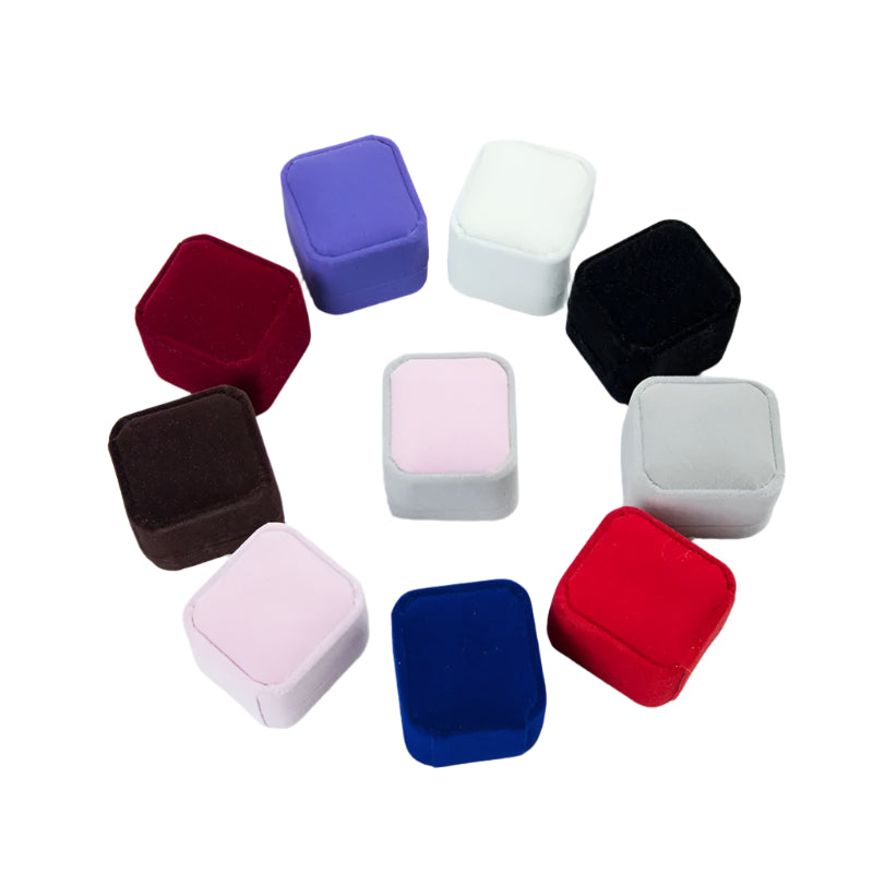 Rounded Flannelette Ring Box