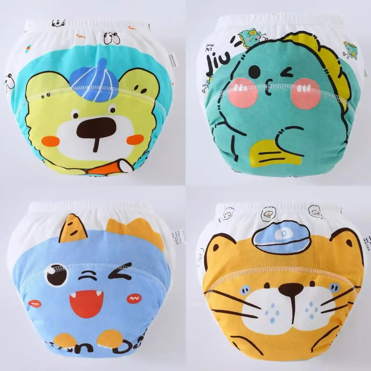 4pcs Summer Toddler Potty Training Pants Set