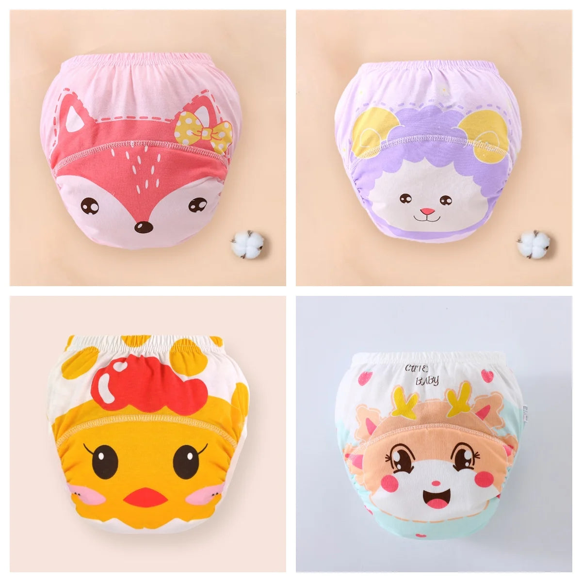 4PCS Set of Baby Waterproof Training Pants