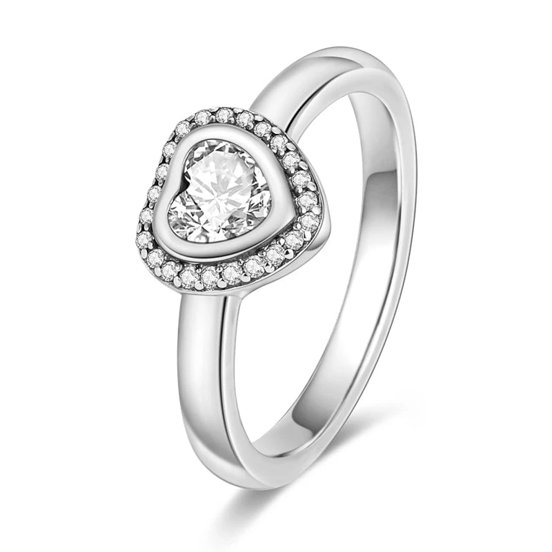 Silver-Plated Infinity Flower Daisy Ring for Women 