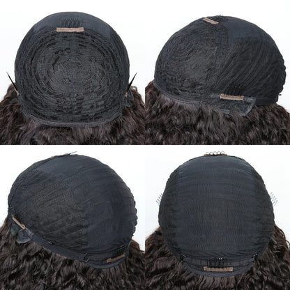 Short Straight Pixie Cut Bob Wig with Bangs