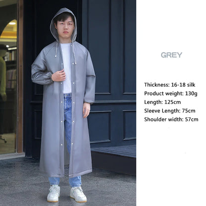 Adult Long Waterproof Raincoat