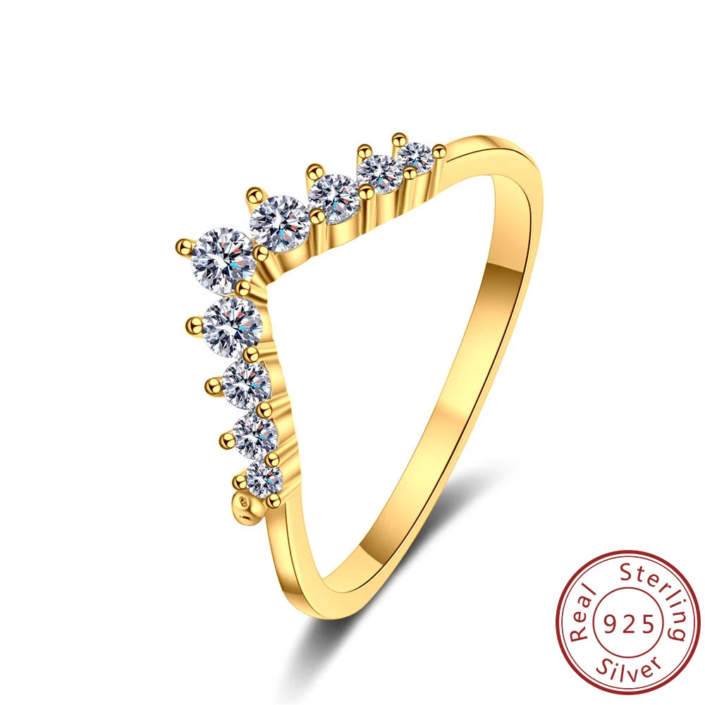 Sterling Silver Little Princess Crown Ring