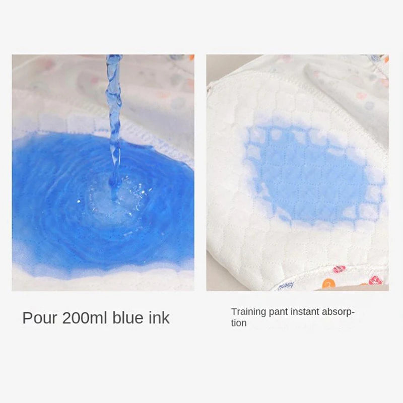 4PCS Set of Baby Training Pants for Toddler Girls