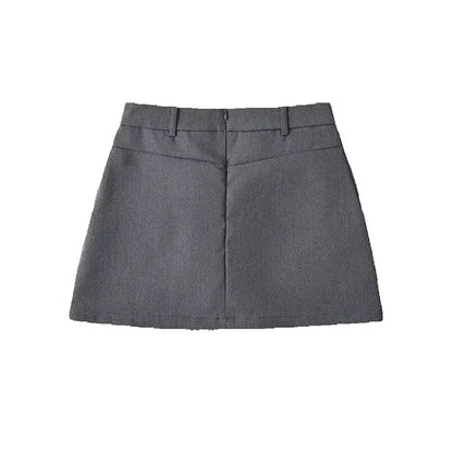 Women's High Waist A-Line Mini Skirt