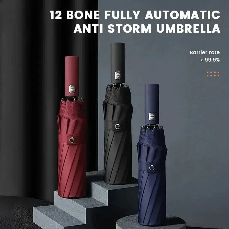 12-Bone Fully Automatic Umbrella