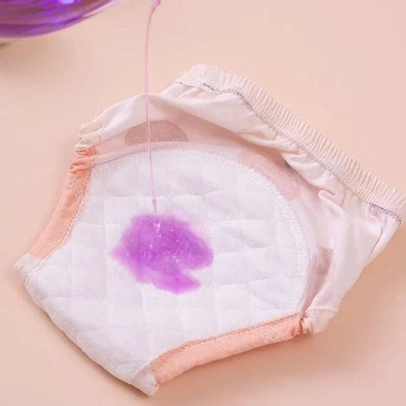 4pcs Set of Baby Cartoon Cotton Training Pants