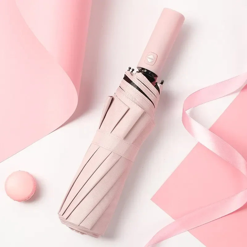 12-Bone Windproof Double-Layer Automatic Umbrella