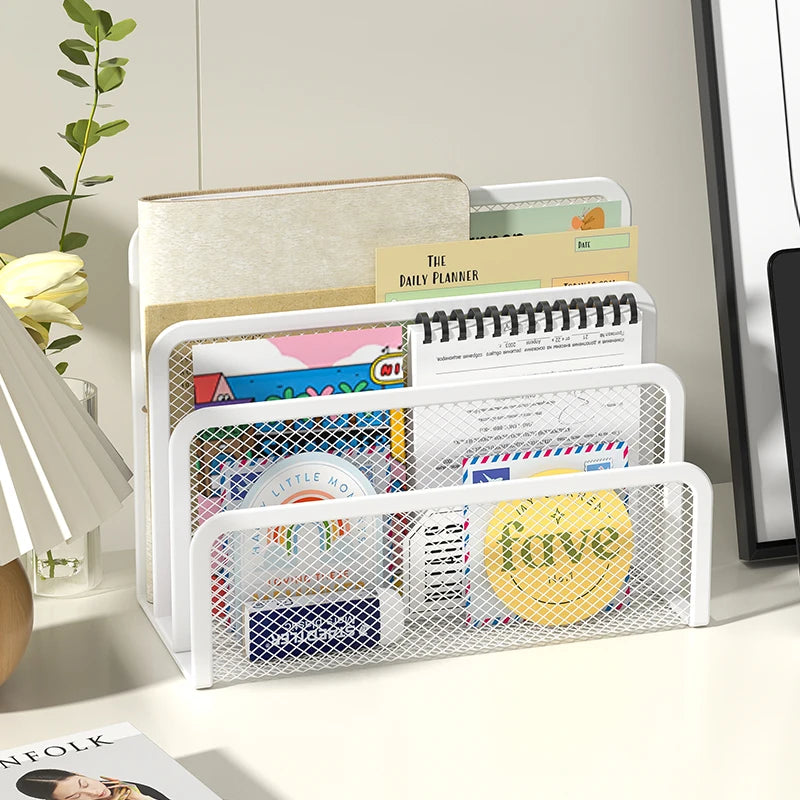 Desk Mail Organizer and Small File Holder