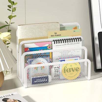 Desk Mail Organizer and Small File Holder
