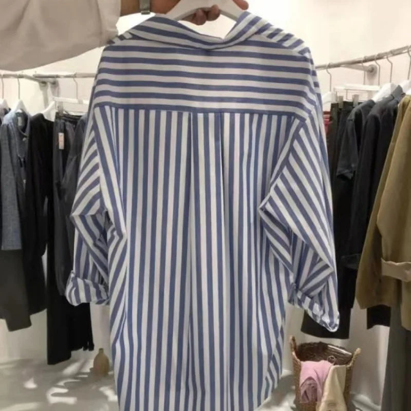 Striped Western-Style Shirt
