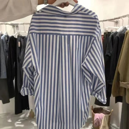 Striped Western-Style Shirt