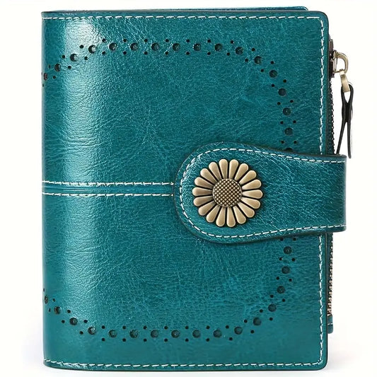 leather wallet card holder
